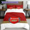 3pcs Duvet Cover Set (1*Duvet Cover + 2*Pillowcase, Without Core),Arsenal F.C Print Bedding Set, Bedroom Decor, All‑Season, Birthday Gift