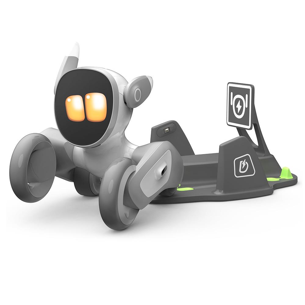 Loona EPP3.0 AI Smart Robot Dog, Powered by GPT-4, Voice Command & Gesture Recognition, Real-time Interaction for Kids with Charging Dock