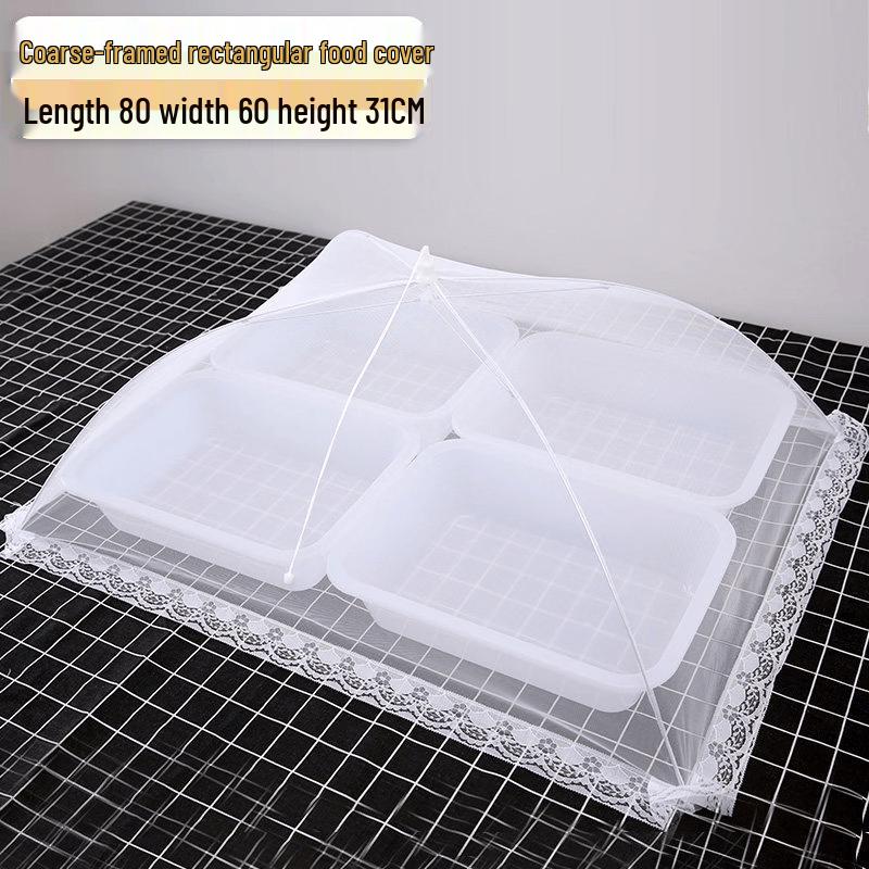 Foldable Rectangular Mesh Food Cover