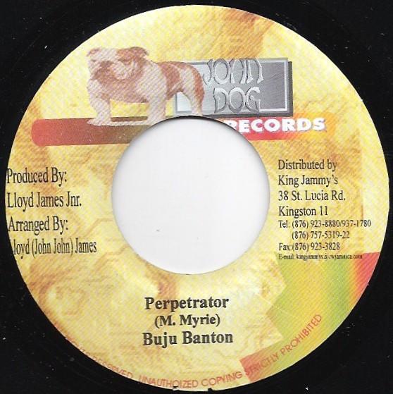 

7inch Record BUJU BANTON - Perpetrator NONE John Dog Record 2001 Japan Reggae, Ska & Dub Used