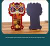 Magnetic Lion Dance Doorbell Decoration for Fortune and Celebration