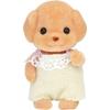 Sylvanian Families Toy Poodle Baby Doll 3.5 Inches Soft Plush Collectible Figurine