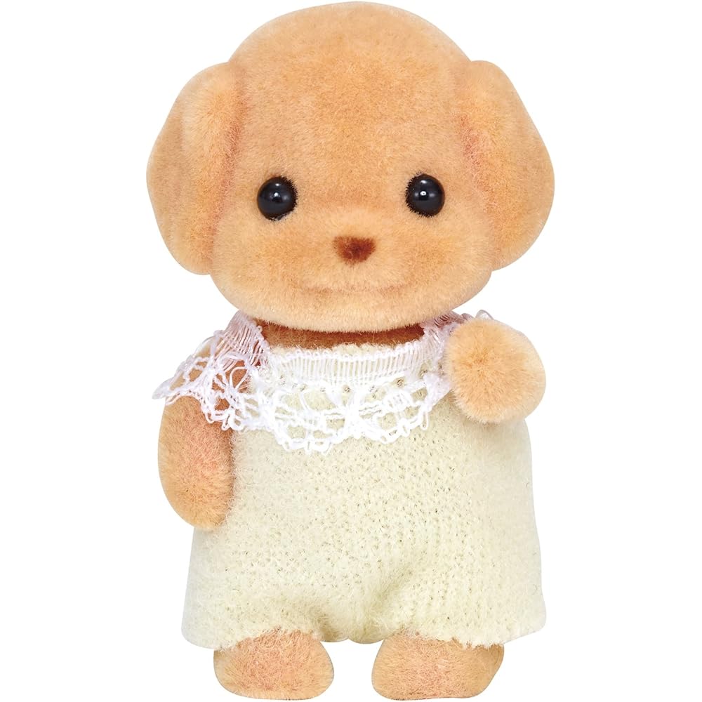 Sylvanian Families Toy Poodle Baby Doll 3.5 inches Soft Plush Collectible Figurine