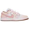 Jordan Air Jordan 1 Half Blooming Blossom Box Abrasion Resistant Low Top Vintage Basketball Shoes Unisex Light Pink DC0774-202(Team376BOX)