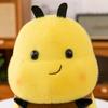 Kawaii Honey Bee Plush Toy Soft Stuffed Animal Cute Bee Plushies Pillow Lovely Home Decor Birthday Gift For Girls Boys