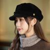 Versatile Retro British Style Beret Autumn and Winter Hat Women's Fashion Painter Hat High End Warm Newspaper Hat