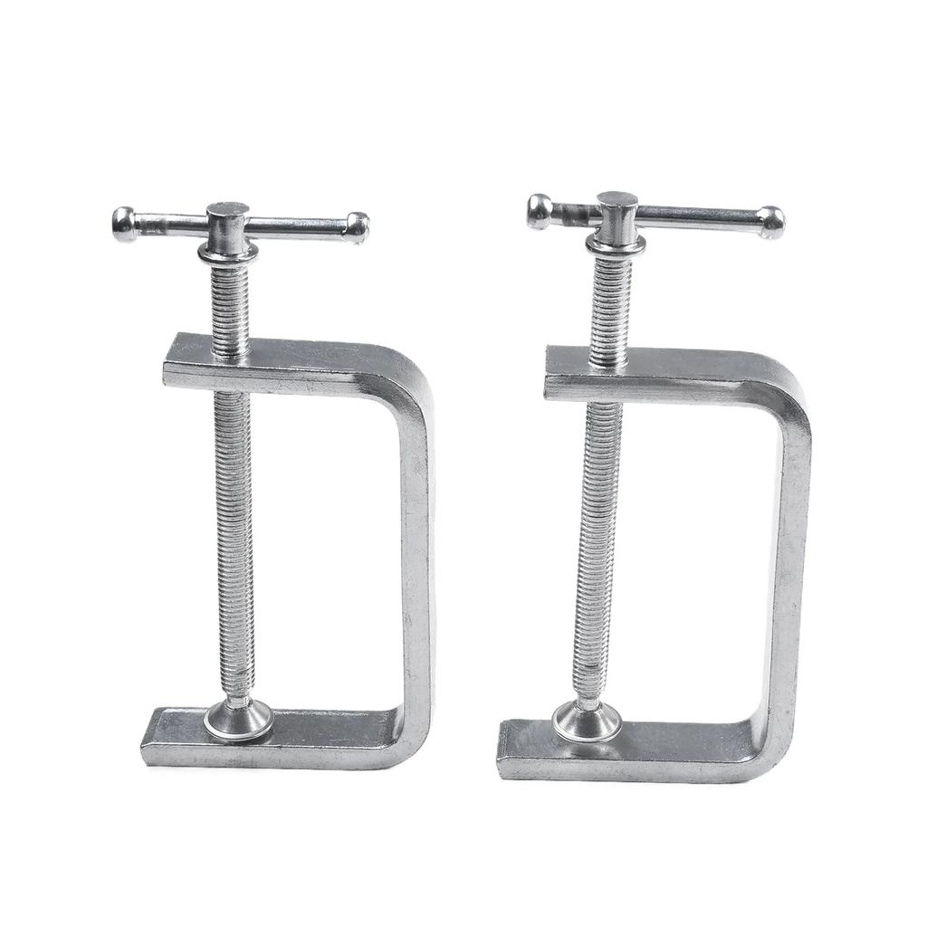 Alloy Clamps Clamping Flat Hand Tool Metal Plastic Slabs Replacement Silver Smooth Spare Parts Stone Slabs Wood