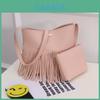 Zeitloses Leder Schulter Messenger Bag Set für Damen mit klassischer Ausstrahlung