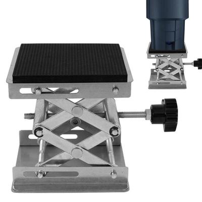 Gatos pequeños para levantar el soporte del triturador de basura, soporte de elevación de laboratorio, soporte de laboratorio, altura de elevación expandible de 1,96 a 6,1 pulgadas, amortiguador