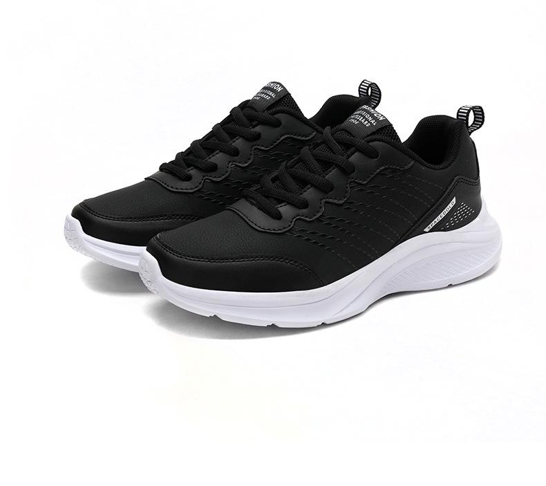 Damen Übergröße Leder-Sneakers - Herbst/Winter Rutschfeste Freizeit-Laufschuhe