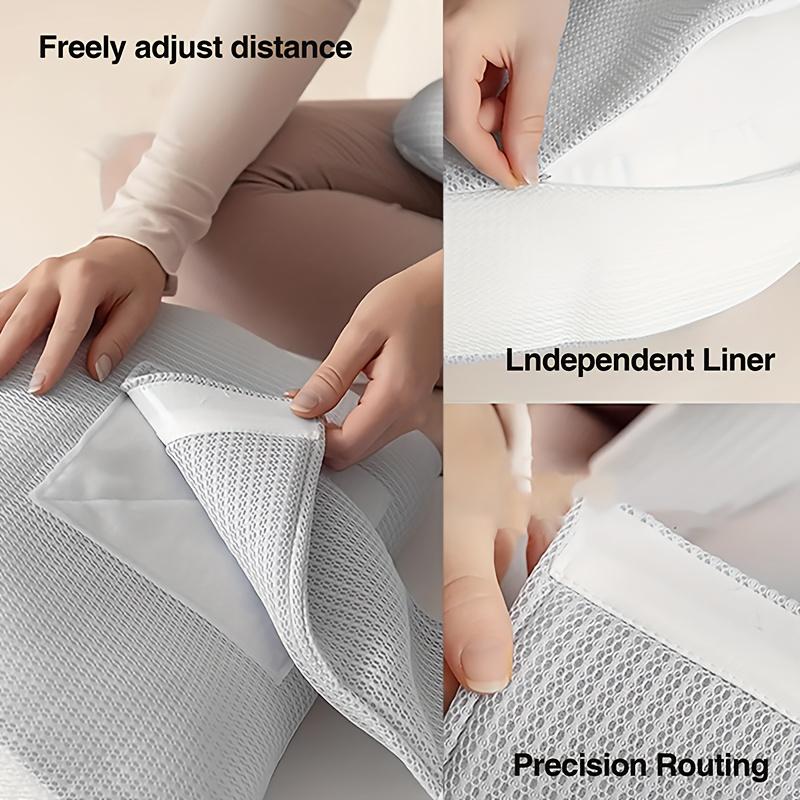 U Shaped Maternity Pillow - Full Body Support for Pregnant Women, Comfortable Belly Back Hip Pain Relief for Side Sleepers