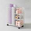Mobile Sports Equipment Storage Cart Portable for Home Gym, Playroom