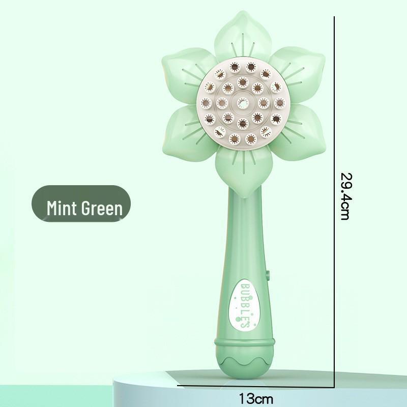 Angel Bubble Machine: 23-Hole Handheld Electric Bubble Gun for Kids