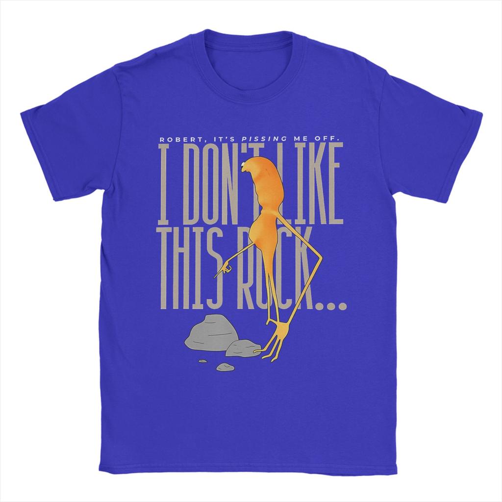 Marcus The Worm I Don't Like This Rock T Shirts for Men Cotton Vintage T-Shirts Crew Neck Tee Shirt Clothes Birthday Gift
