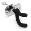 Matte Black Musical Instrument Wall Hook: Display Rack for Guitar, Ukulele, Violin, and Hulusi