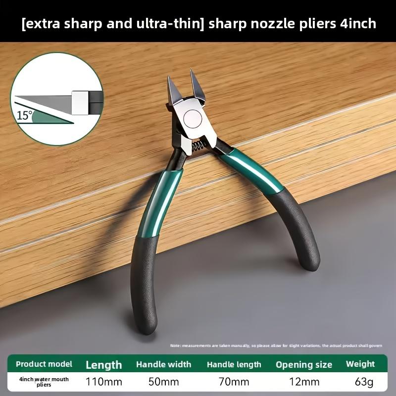 Industrial Wire Cutting Tool with Tapered Tip Design Side Cutter Clippers for Delicate Electrical Installations Pliers Cutter