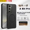 Case for Samsung S25, Galaxy S25 Protective Cover, Matte Anti-Drop Anti-Fingerprint Full Lens Protection Soft Edge Case, Midnight Black