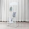 WEZHO Floor-Standing Magazine and Newspaper Rack