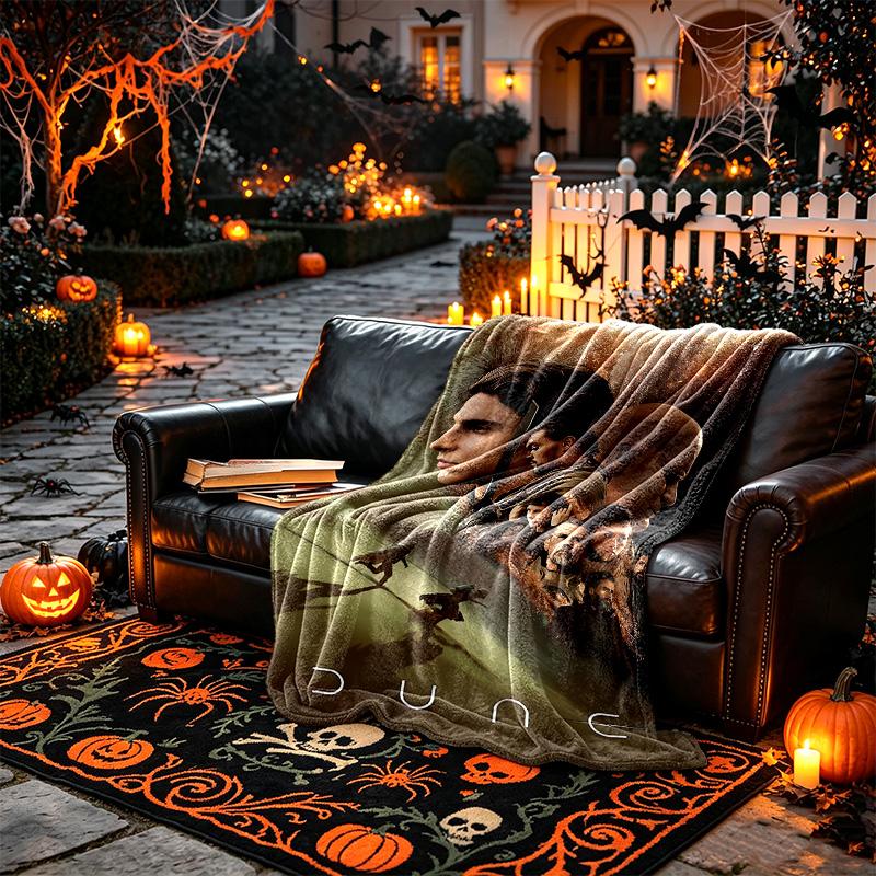 1pc Dune (2) Blanket, Cozy Printed Throw Blanket, A Heartfelt Gift for Your Family and Friends