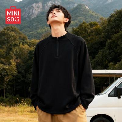 Unisex Thermal Half-Zip Long Sleeve T-Shirt