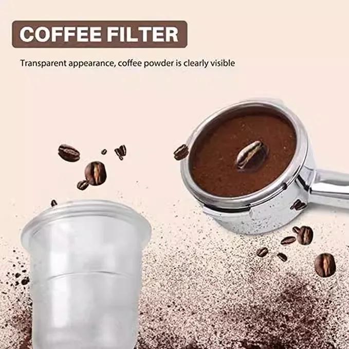 51/53/58mm Transparent Coffee Dosing Cup Powder Feeder Grinder Sniffing Mug for Delonghi E61 Gaggia/Breville Barista Tools
