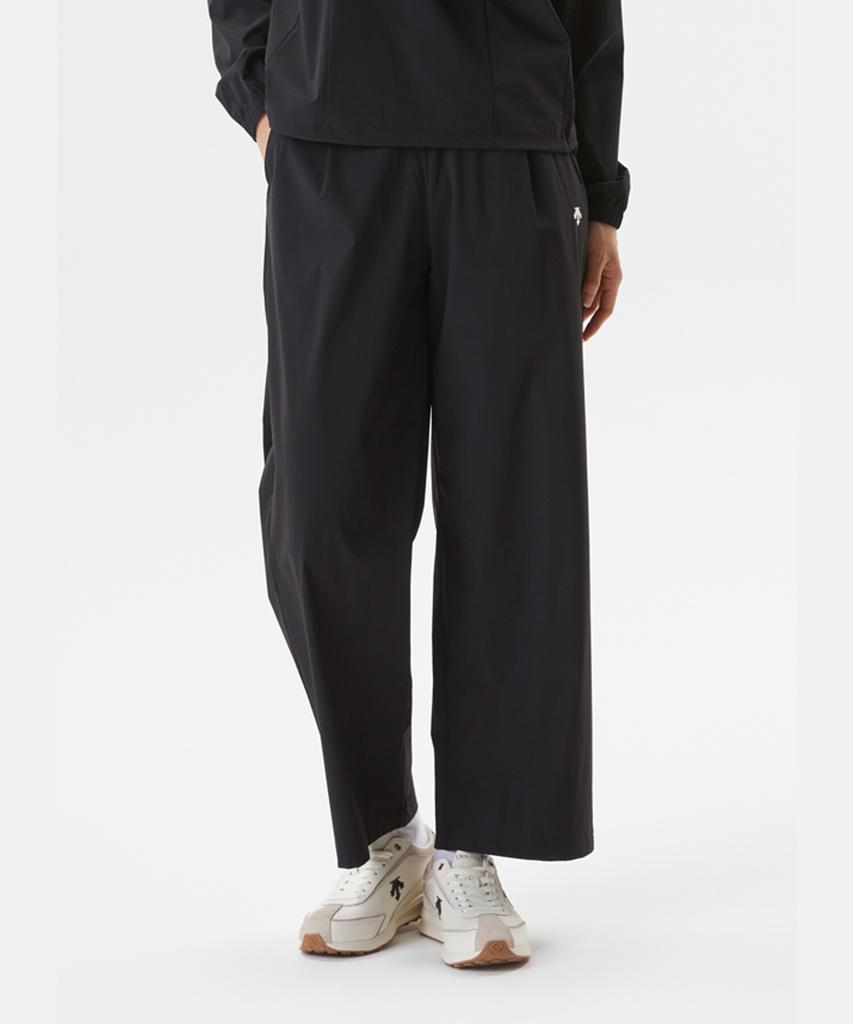 DESCENTE Women'S Chiffon Woven Wide Fit Pants Black (Sp322Upt79)