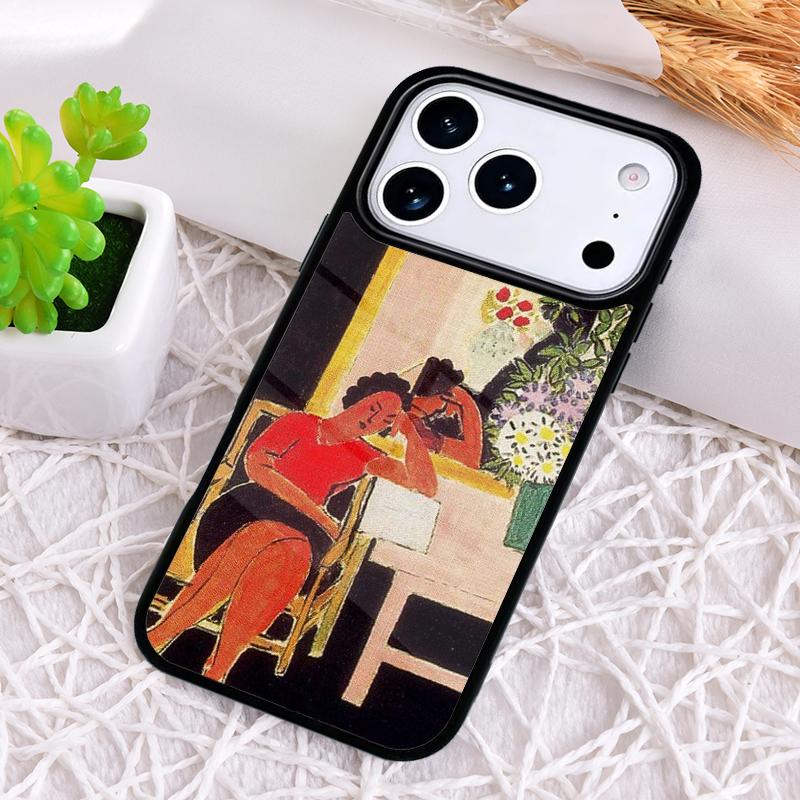 Henri Matisse Art Painting soft Phone Case for iPhone 17 Air 16 15 11 12 14 13 Pro Max Shockproof Cover
