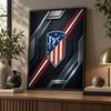 Atletico Madrid Diamond Painting Kit 5D Full Drill DIY Diamond Mosaic Wall Art Home Decor