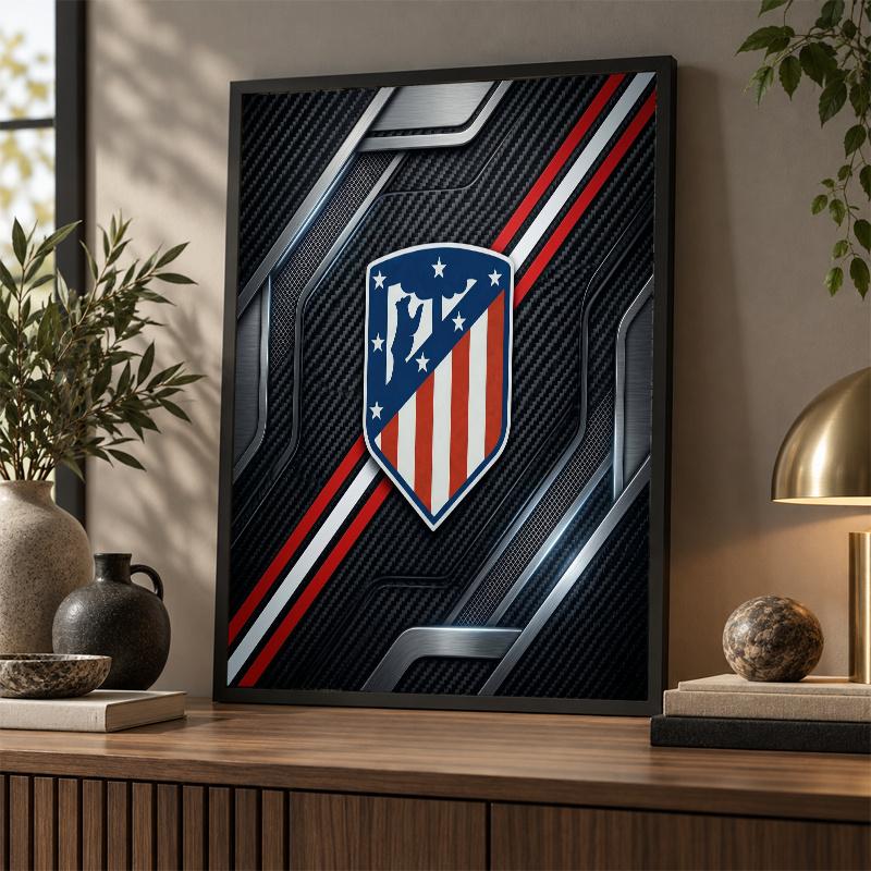 Atletico Madrid Diamond Painting Kit 5D Full Drill DIY Diamond Mosaic Wall Art Home Decor
