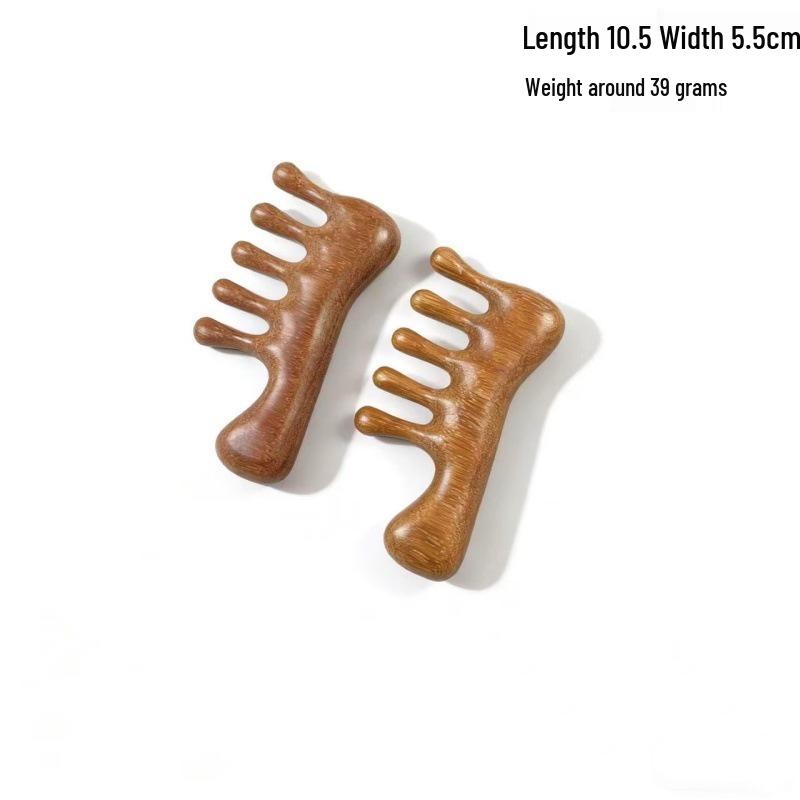 Sandalwood Head Meridian Massage Comb - Universal Style