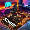 Custom Name Personalized Gizmo Print Carpet, Versatile Home Decor Rug, for Playroom, Apartment, Balcony, Entryway, Hallway Gift