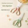 Portable Infant Ceramic Scissors for Baby & Children Food – Ideal for Meat, Noodles, and More