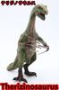 Crop Dinosaur Figure Impressive Standing Dinosaur Model Therizinosaurus, Size, 21.5cm Tall, (Therizinosaurus)