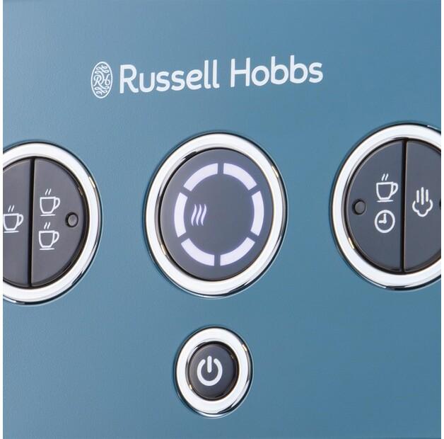 Кофеварка Russell Hobbs Distinctions ocean blue (26451-56)
