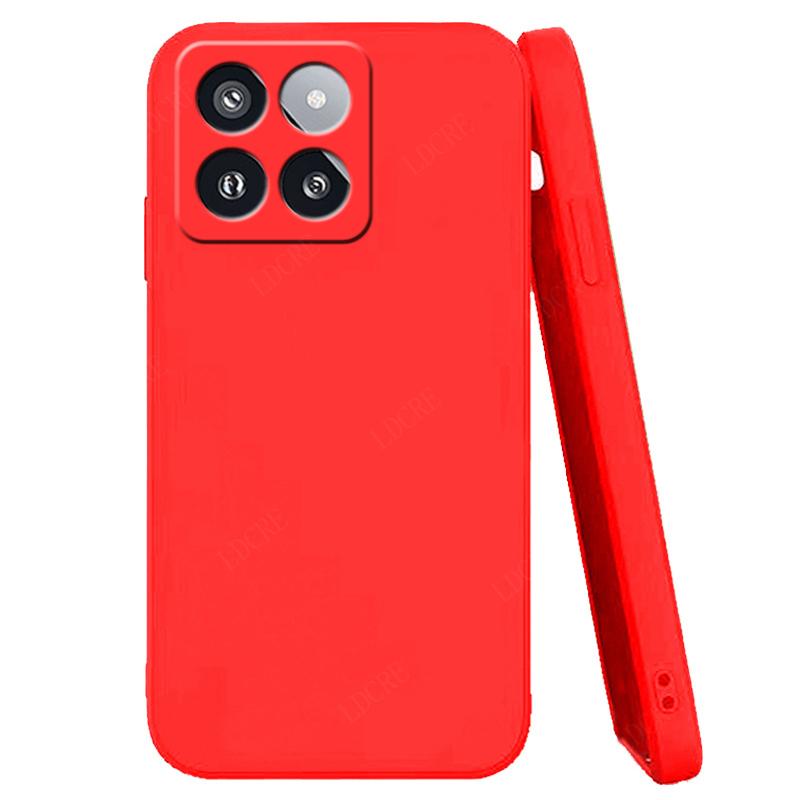 For Cover Xiaomi 14T Pro Case Mi 14T Pro Capas Original Liquid Silicone Shockproof Soft TPU Case For Mi 13 T 13T 14T Pro Fundas