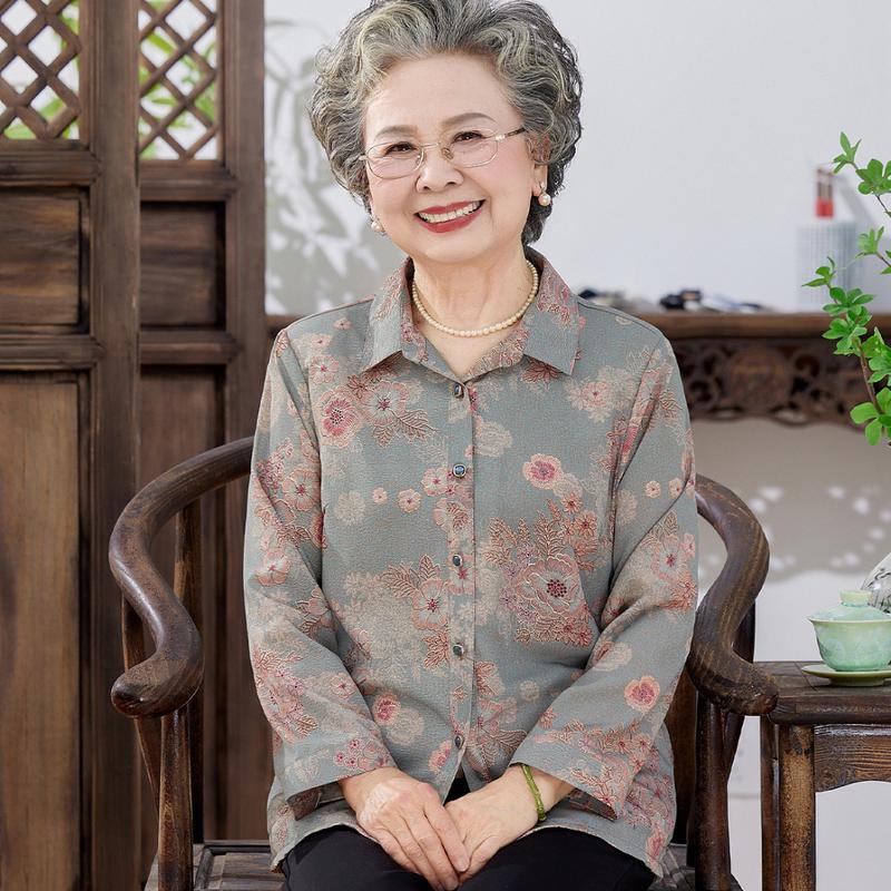 

New Chinese Style Embroidered Half-Sleeve Blouse 4XL