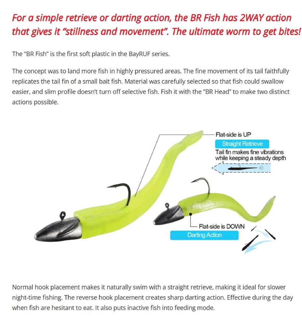 DUO Soft Lure Bay Ruf BR Fish 5 Inch F099 (1425)