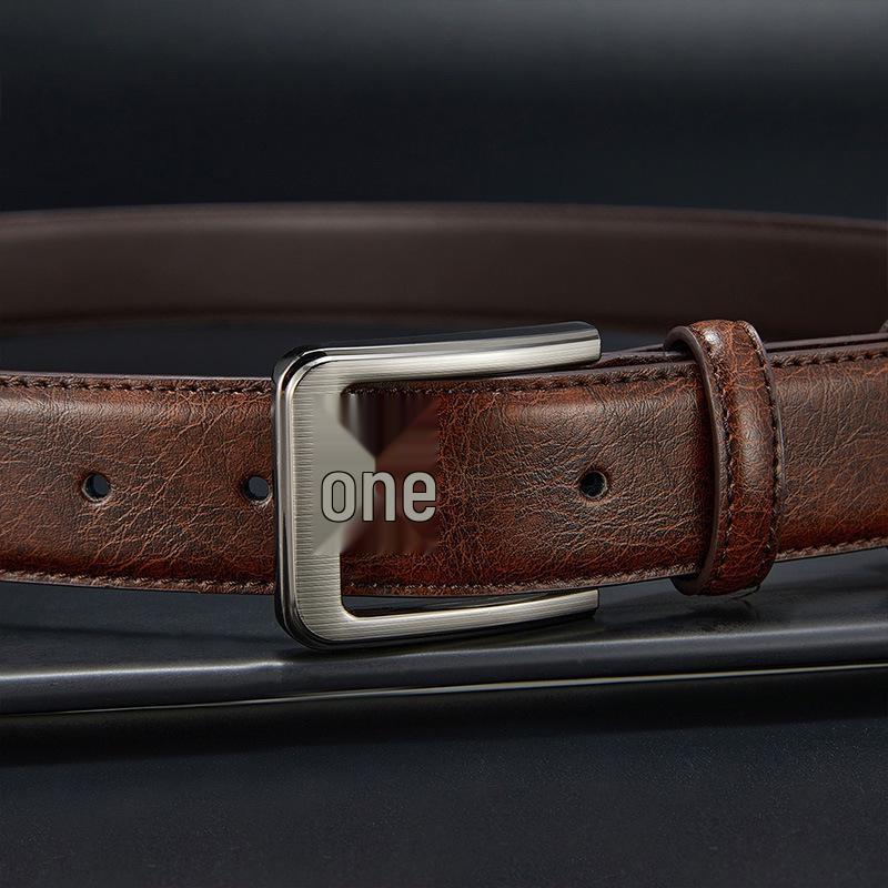 Korean Style Men's Versatile Pin Buckle Belt: Casual & Business for All Ages