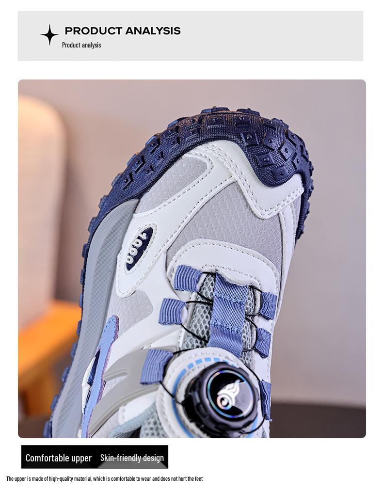 Nuevas Zapatillas Deportivas de Cuero Impermeables 2025 para Niños - Suela Blanda, Tallas Mediana y Grande, Primavera/Otoño