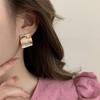 French Drip Glaze Heart Stud Earrings for Women - 2025 New Niche Design, Simple and Fresh Style