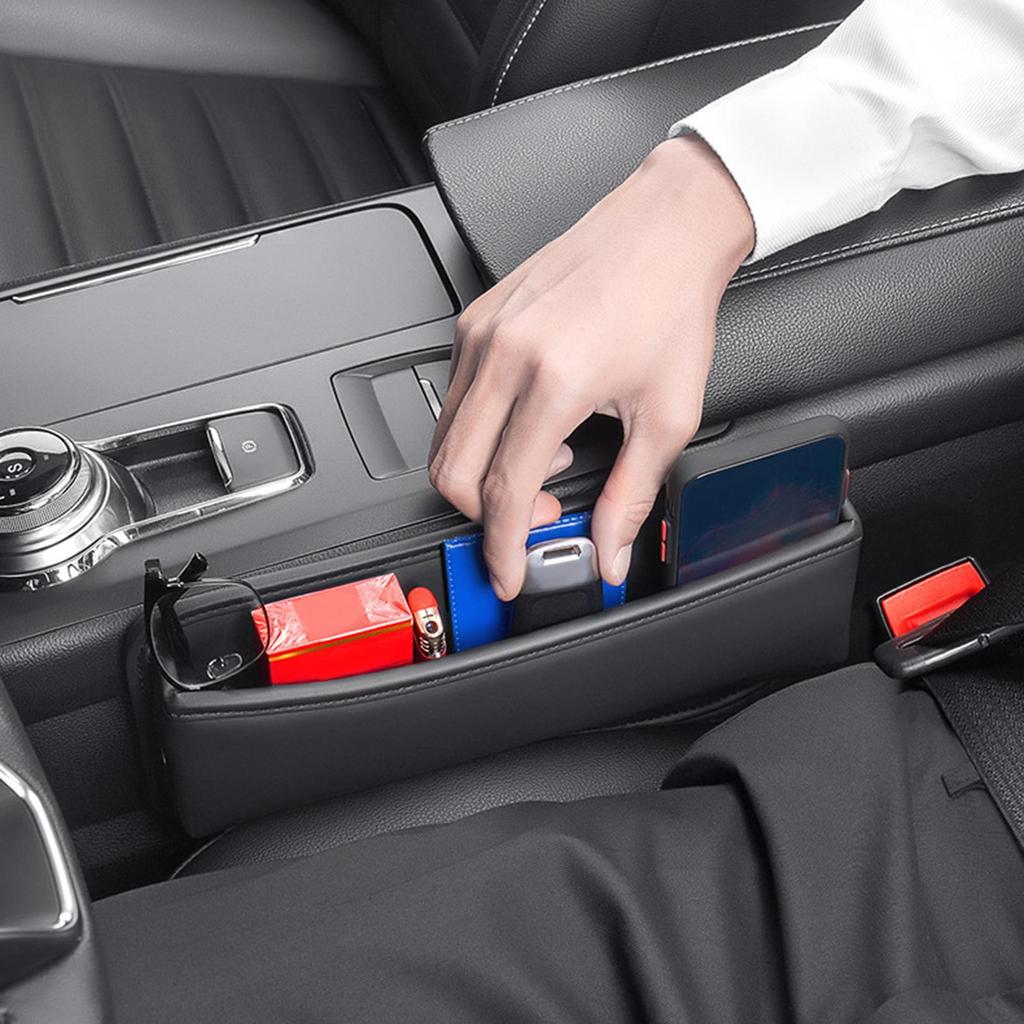 Convenient Car Seat Gap Organizer Multifunctional Storage Box for Pens and Small Items