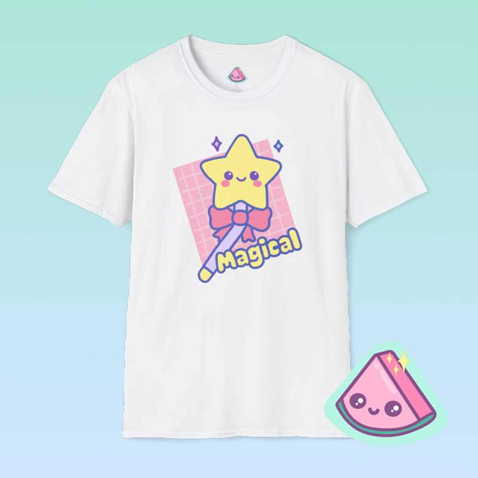 Fairy Kei Magical Girl T-Shirt | Yume Kawaii Mahou Shoujo Tee | Harajuku Fashion Anime Shirt XL