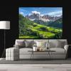 Swiss Alps and Dolomites Landscape Background cloth - polyester, no power required, ideal for photography, video and party use