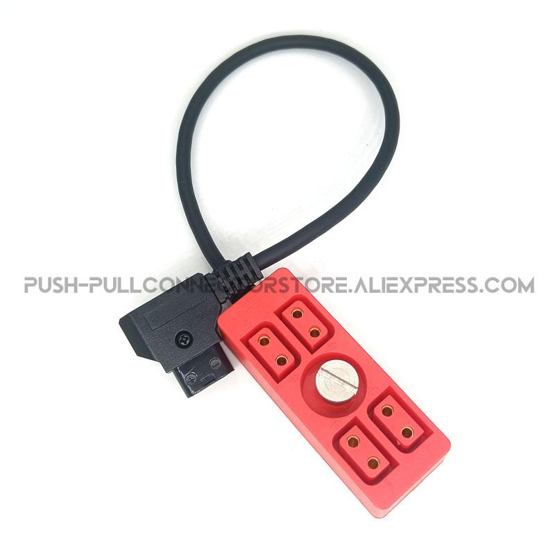 Soft Flexible Cable 1/4screw D-TAP to 4D-tap Female Camera power Distributor dtap splitter For TITLA