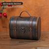 Chinesische Retro 8cm Holzschmuckschatulle - Vintage Klassisch Antik Kleine Schachtel