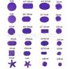 24 Pcs Car Dent Puller Suction Cups Car Dent Repair Tool Suction Sucker Gasket Paintless Dent Removal Tool Pulling Tabs