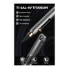 KEEPO LINK Keychain Mini Reusable Titanium Mechanical Pencil (2 Refills Included) | EDC, Office, Outdoor, School Supplies OLP01 (Black)
