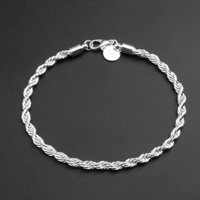 Fashion 925 Silver Cuff Bracelet For Woman Open Luxury Leaf Shaped Adjustable Charm Bangle Bracelets Party Jewelry Gift