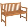 3 Piece Garden Dining Set Solid Teak Wood