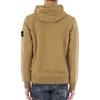 STONE ISLAND Ss23 Logo Patch Drawstring Hooded Pullover Long Sleeve Sweatshirt Men Sweatshirt Ginger-Yellow 101564151-V0098